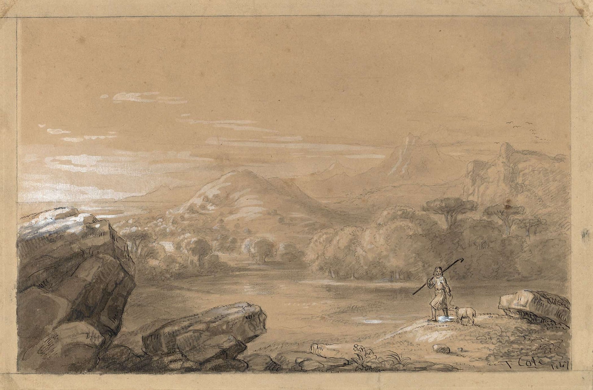The Good Shepherd by Thomas Cole