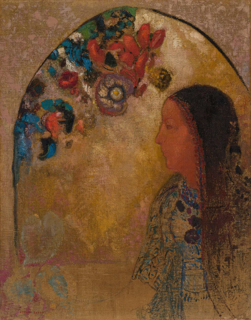 The Gothic Window by Odilon Redon