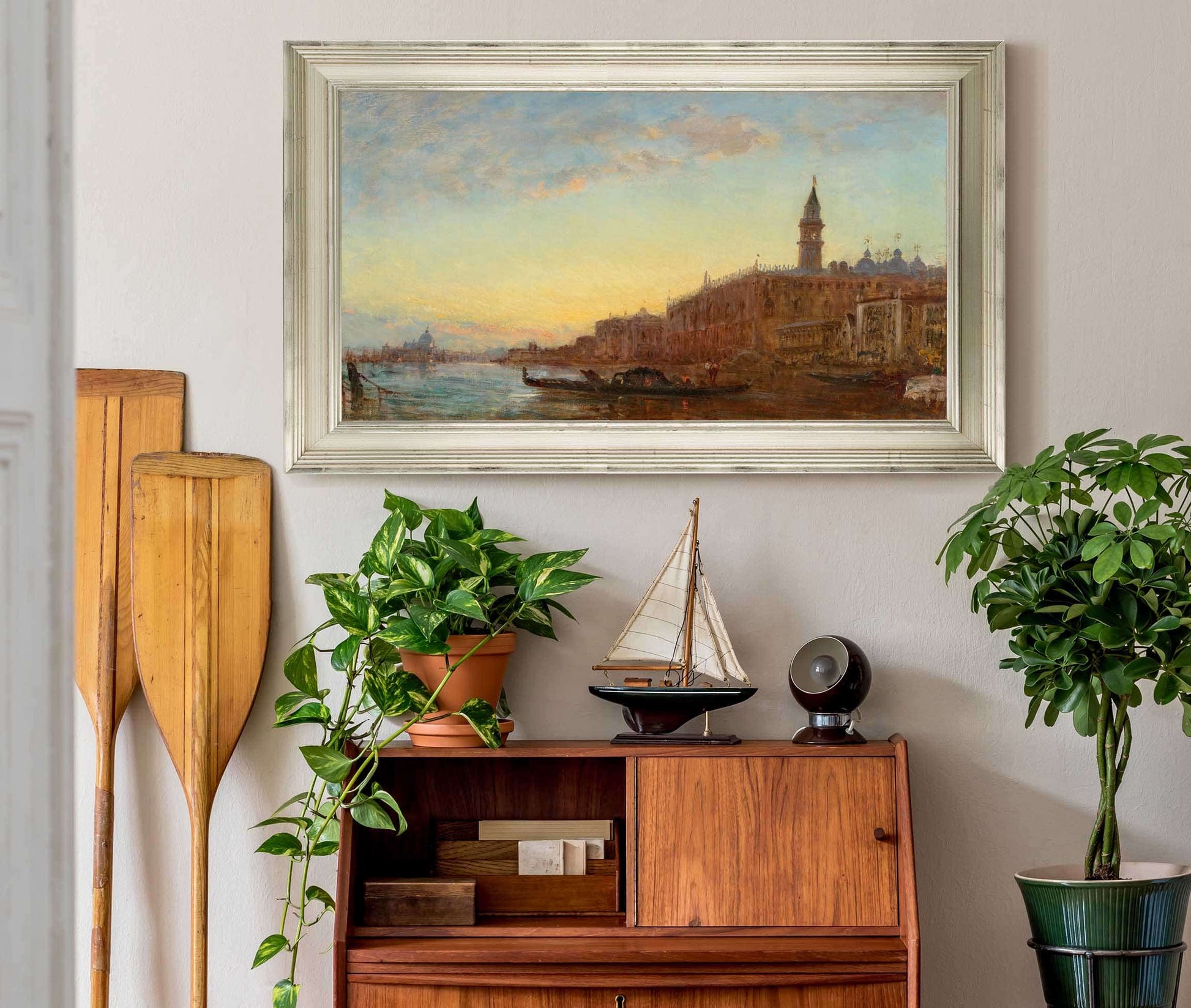 The Grand Canal In Venice by Felix Ziem