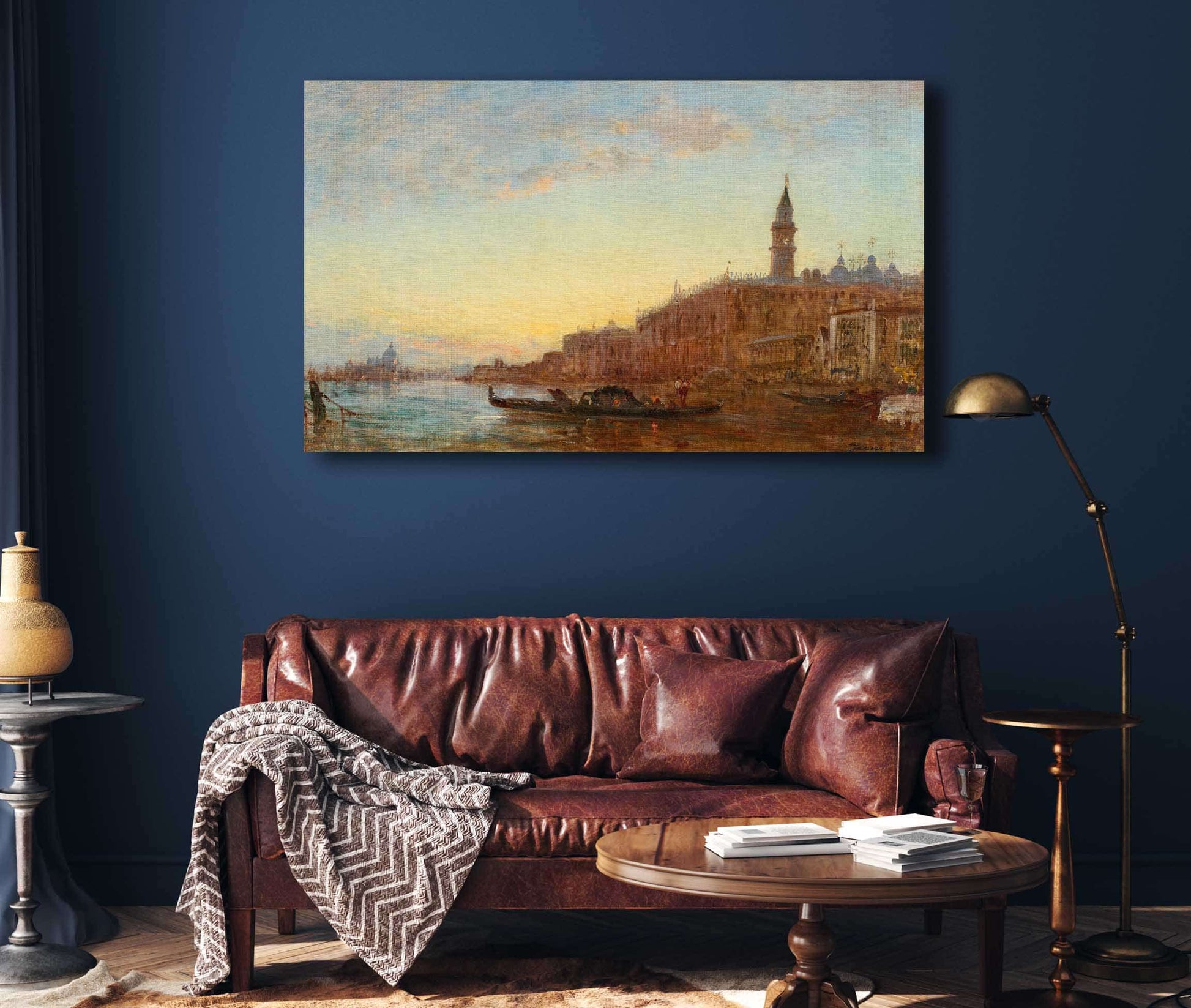 The Grand Canal In Venice by Felix Ziem
