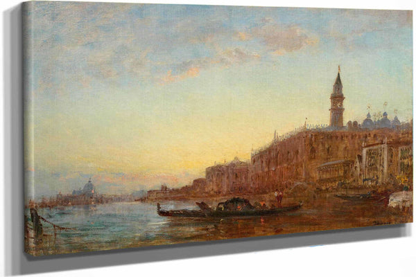 The Grand Canal In Venice by Felix Ziem
