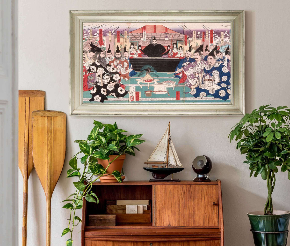 The Great Conference On The Conquest Of Korea by Tsukioka Yoshitoshi