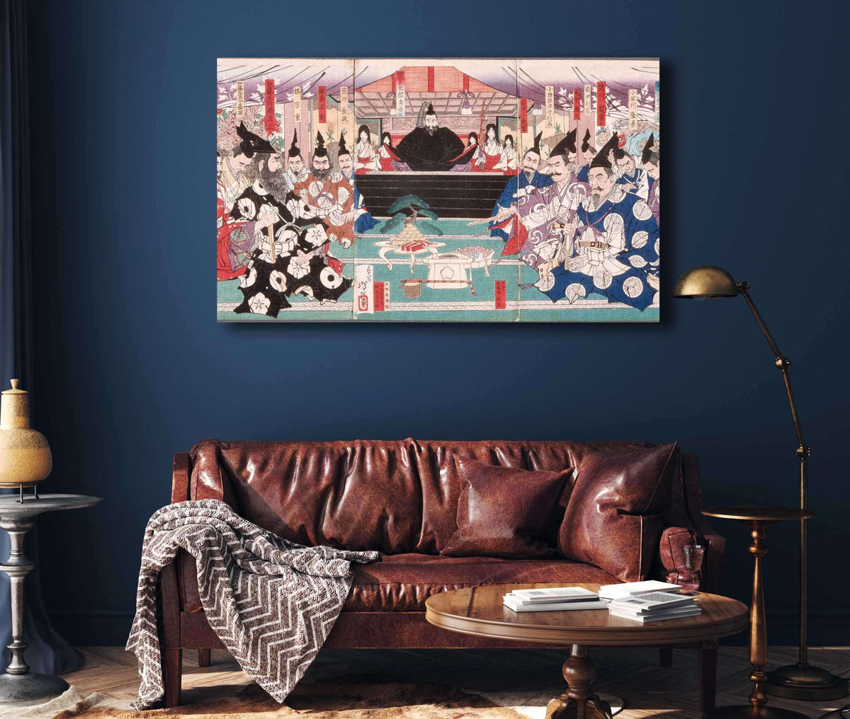 The Great Conference On The Conquest Of Korea by Tsukioka Yoshitoshi