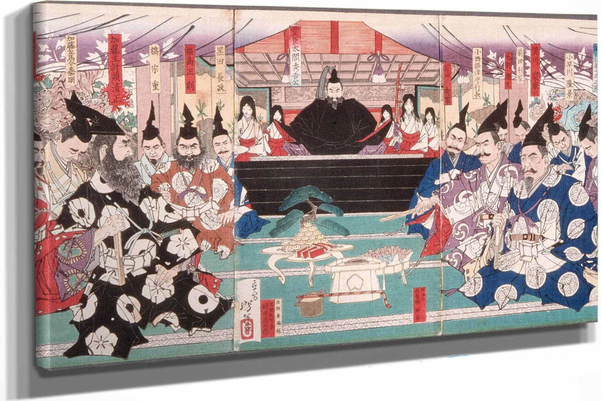 The Great Conference On The Conquest Of Korea by Tsukioka Yoshitoshi