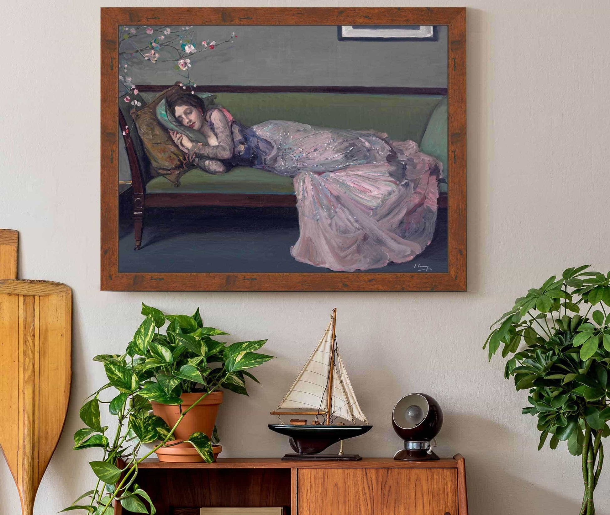 The Green Sofa by Sir John Lavery