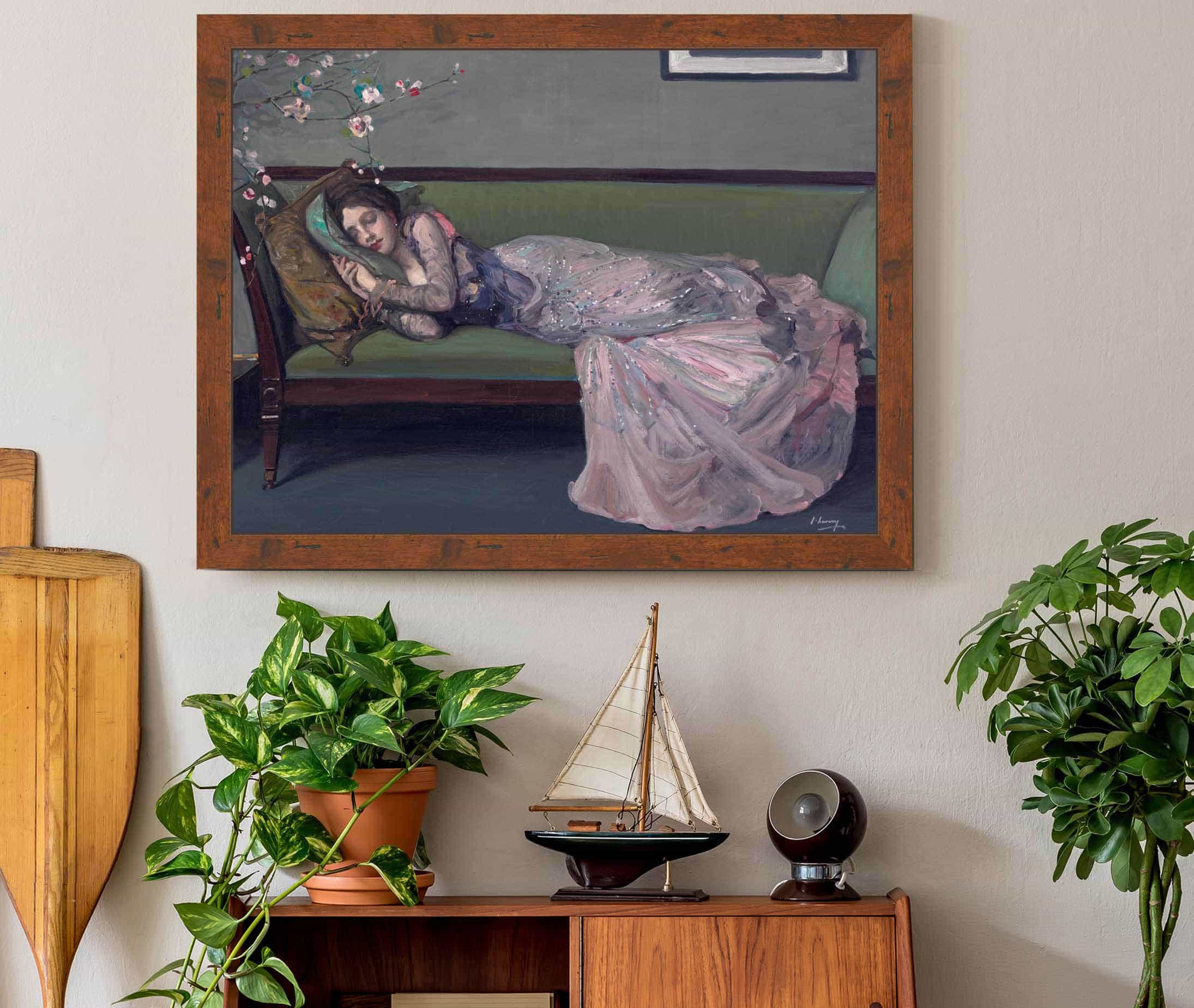 The Green Sofa by Sir John Lavery