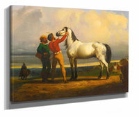The Grey Horse At The Horse Fair by Rosa Bonheur