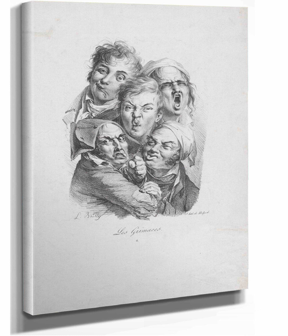 The Grimaces by Louis Leopold Boilly