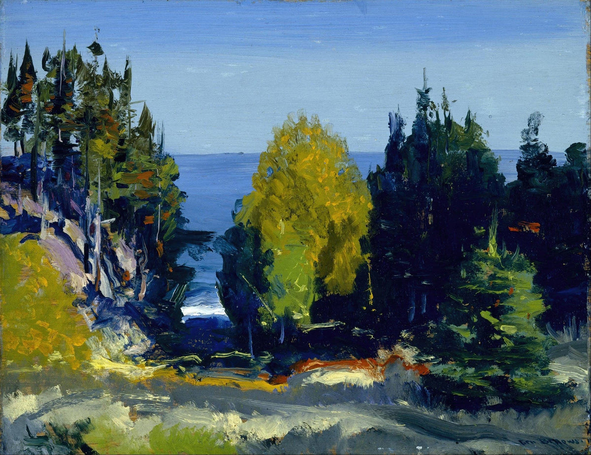 The Grove Monhegan by George Wesley Bellows