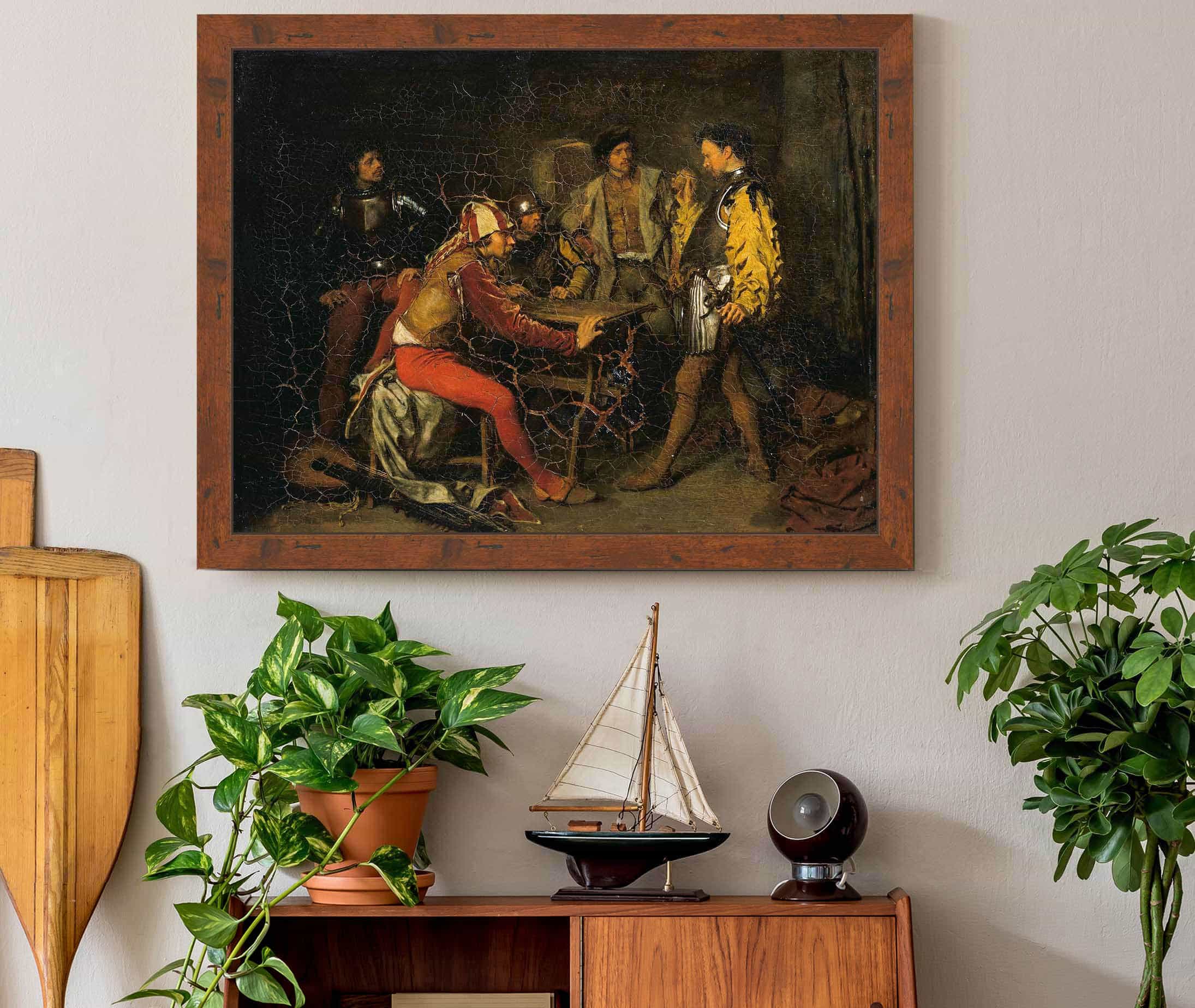 The Guard Room Probably by Ernest Meissonier