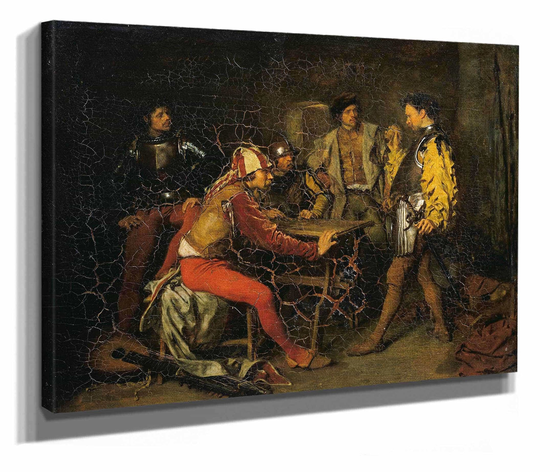 The Guard Room Probably by Ernest Meissonier