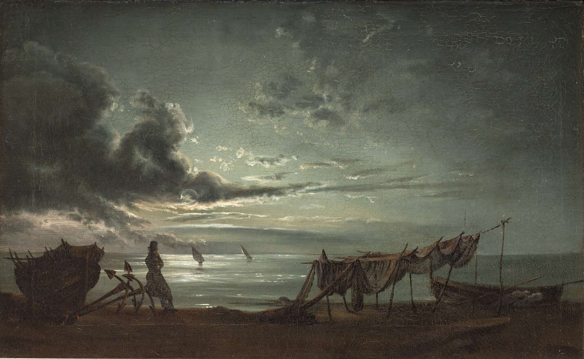 The Gulf Of Naples Moonlight by Johan Christian Dahl