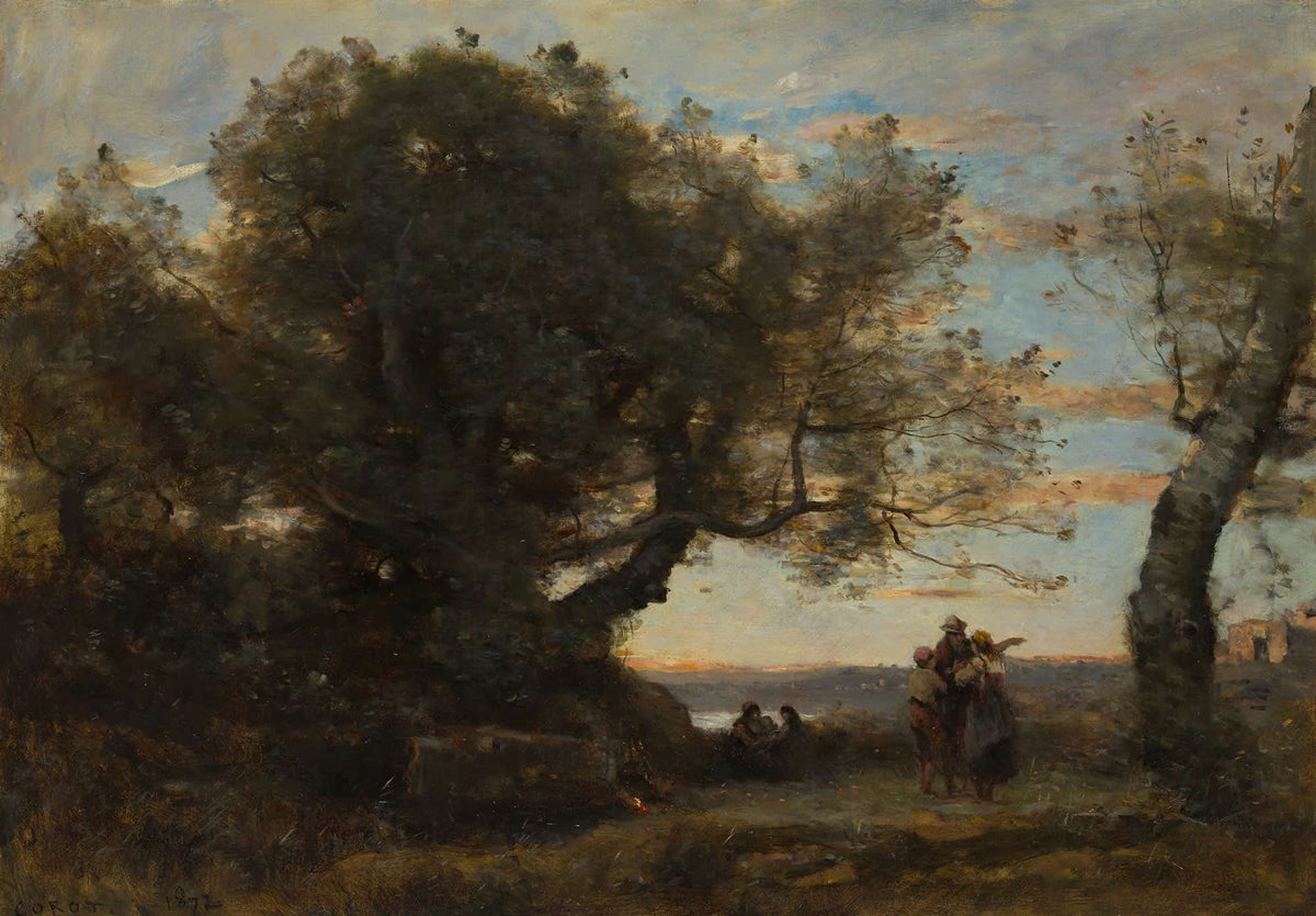 The Gypsies by Jean Baptiste Camille Corot
