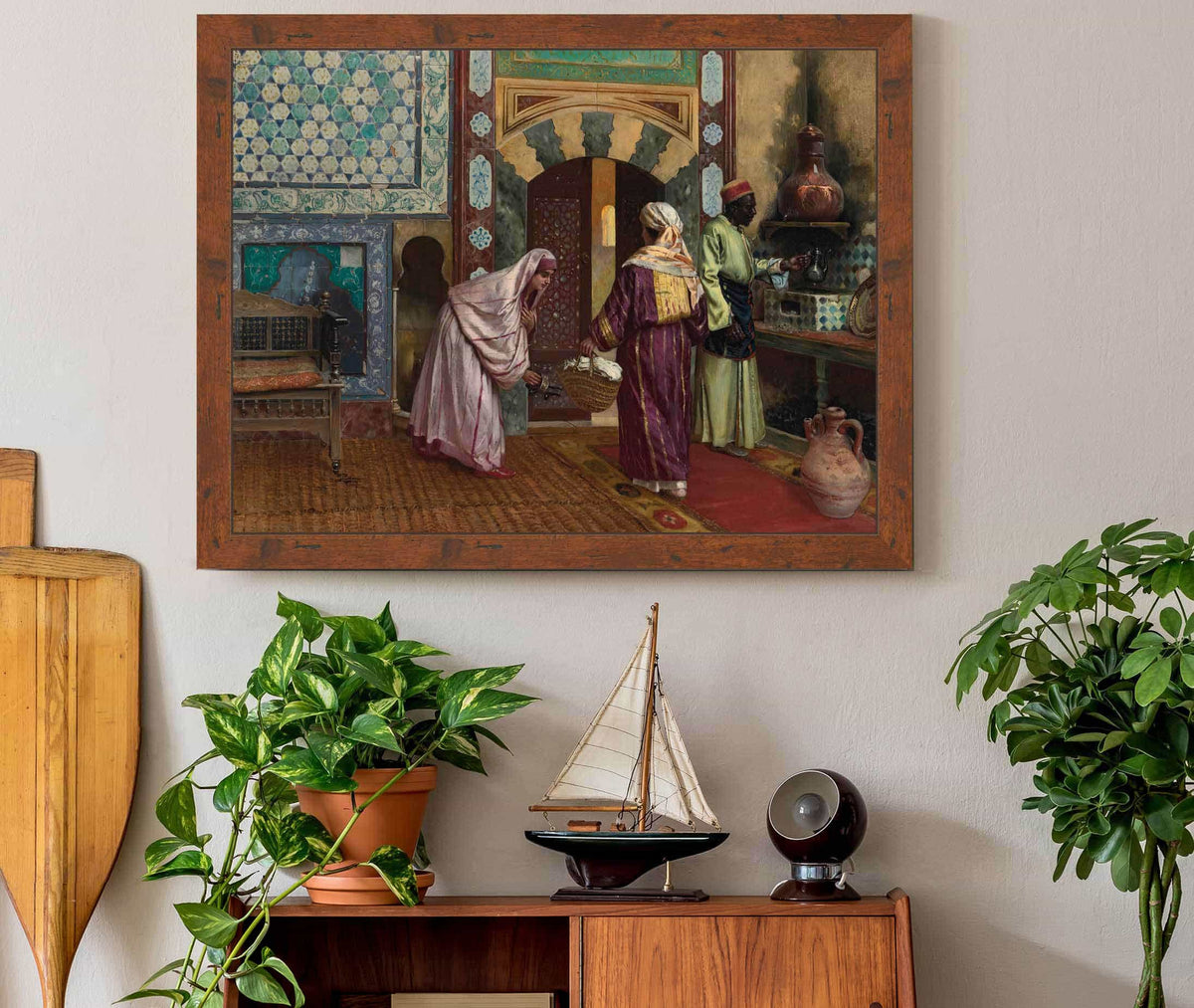 The Hammam by Rudolf Ernst