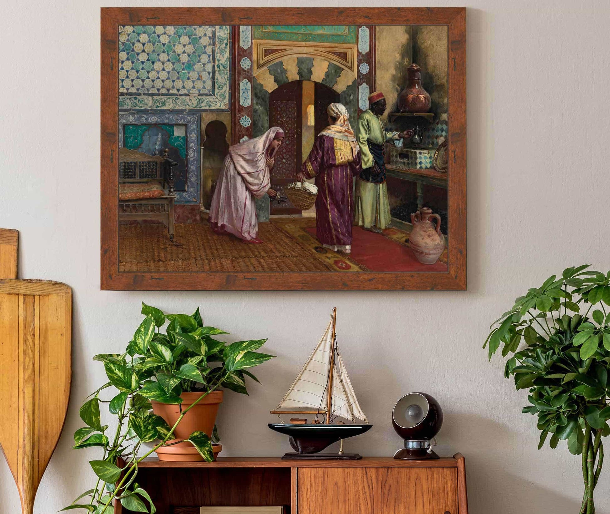The Hammam by Rudolf Ernst