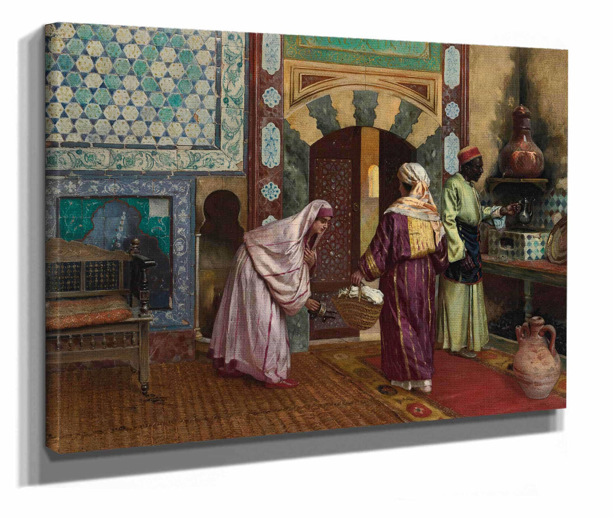 The Hammam by Rudolf Ernst