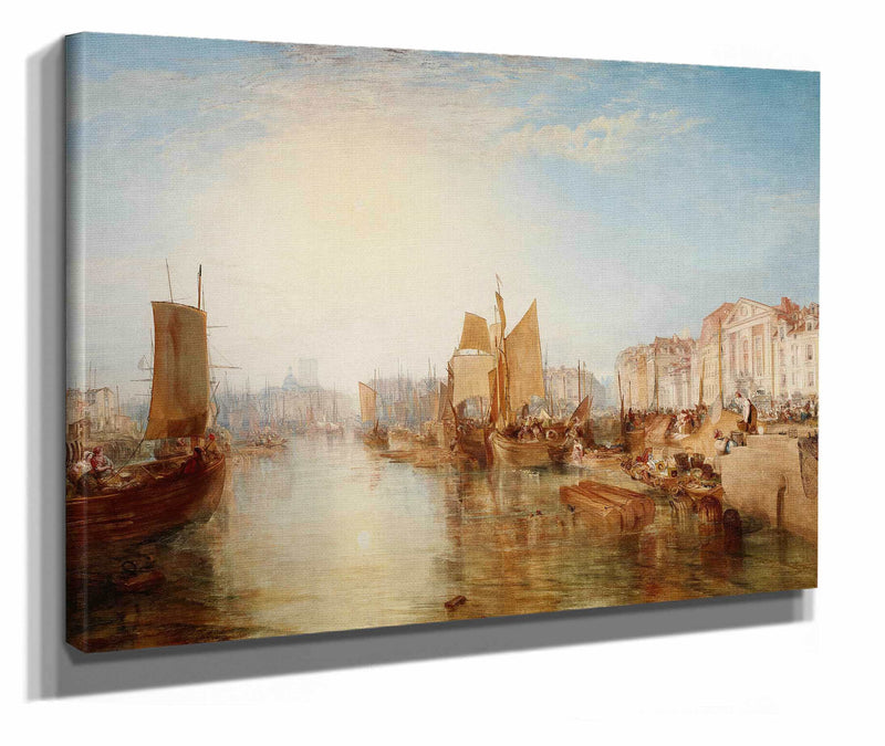 The Harbor Of Dieppe by Joseph Mallord William Turner