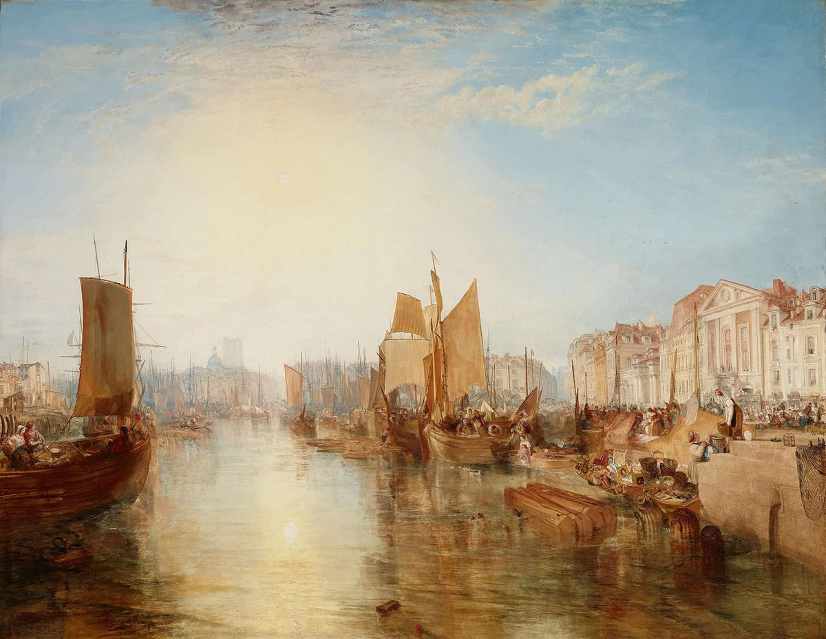 The Harbor Of Dieppe by Joseph Mallord William Turner