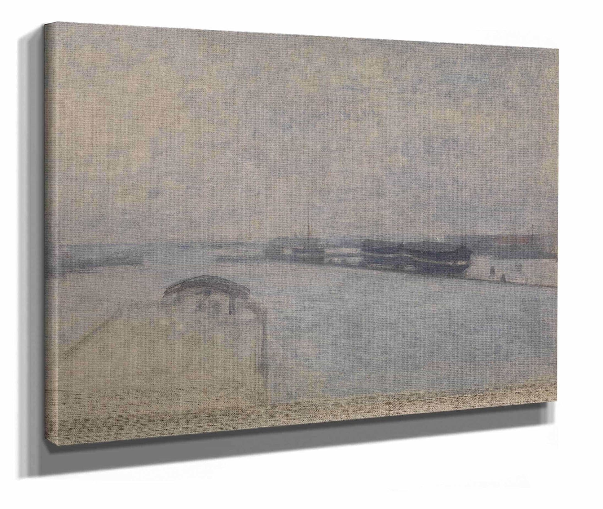 The Harbour Of Copenhagen Seen From Kvaesthusgade by Vilhelm Hammershoi