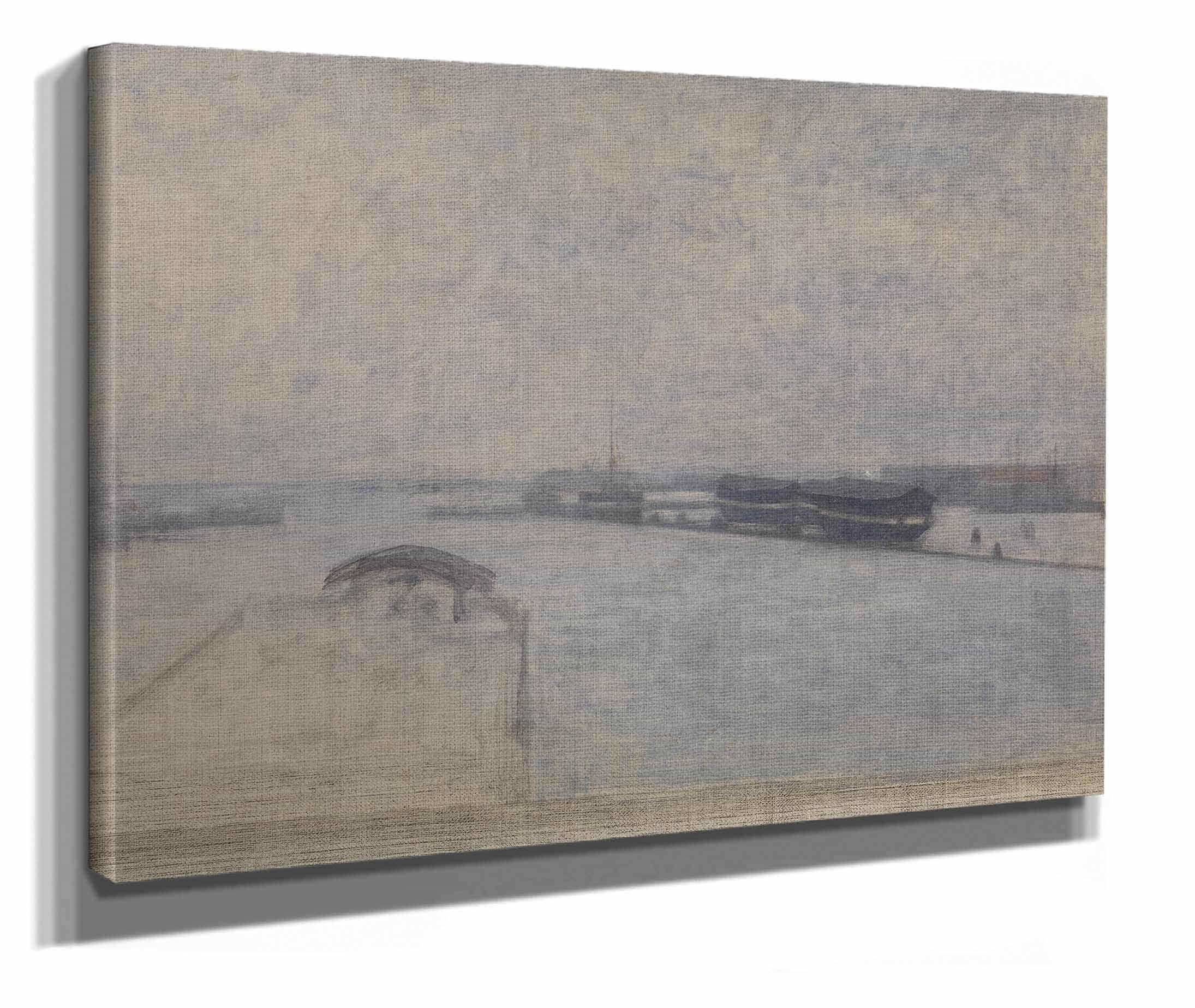 The Harbour Of Copenhagen Seen From Kvaesthusgade by Vilhelm Hammershoi