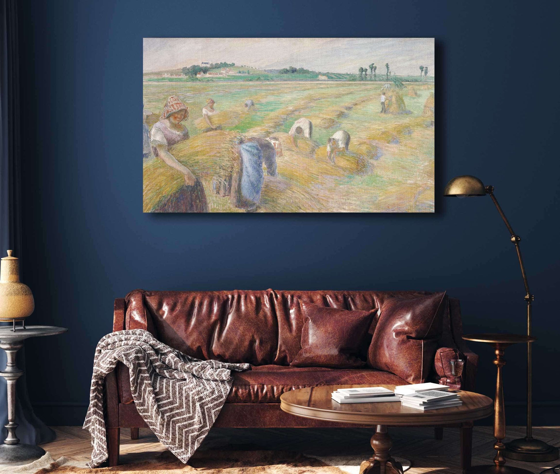 The Harvest by Camille Pissarro