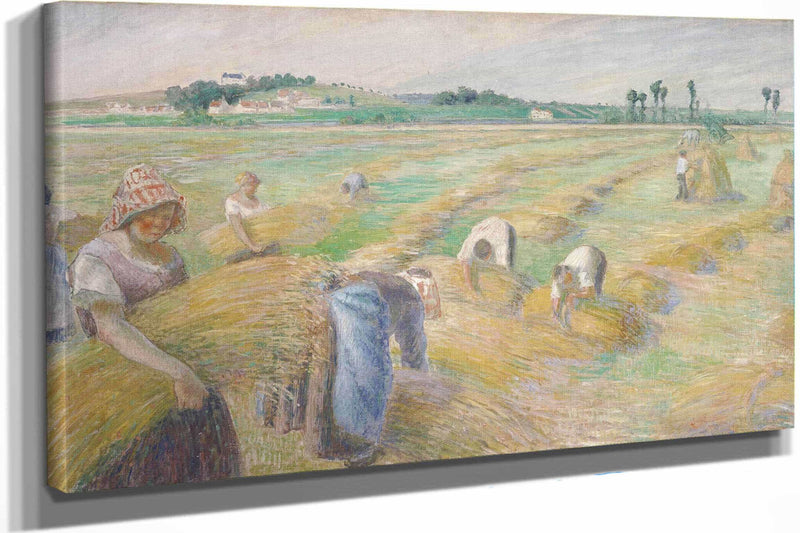 The Harvest by Camille Pissarro