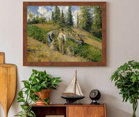The Harvest Pontoise La Recolte Pontoise by Camille Pissarro