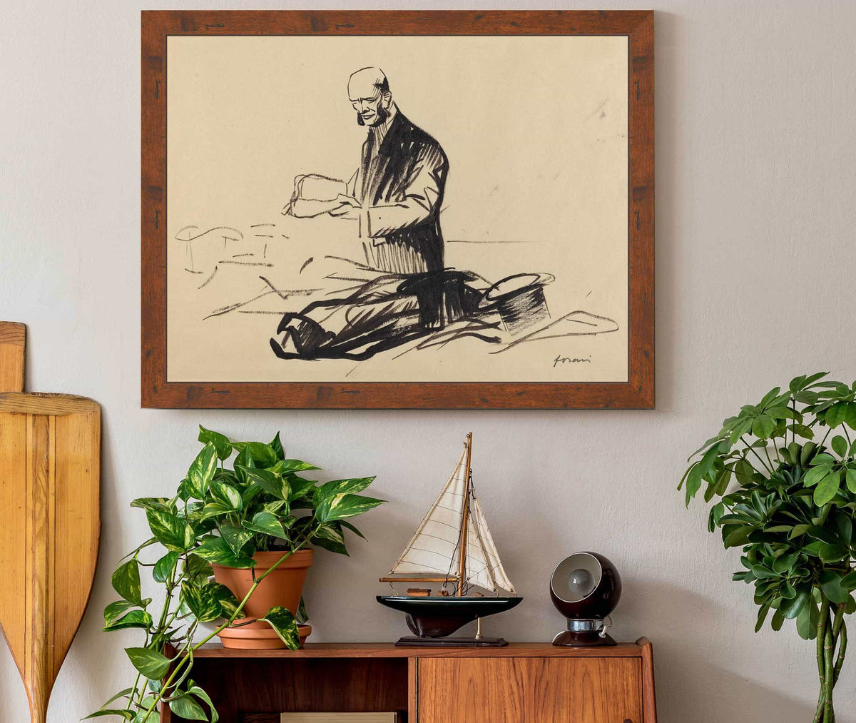 The Hat Of Marshall Foch by Jean Louis Forain