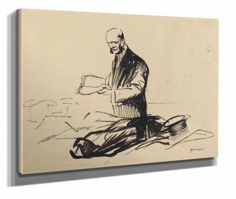 The Hat Of Marshall Foch by Jean Louis Forain