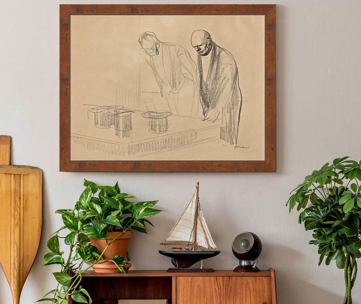 The Hats Of The Allies Recto by Jean Louis Forain