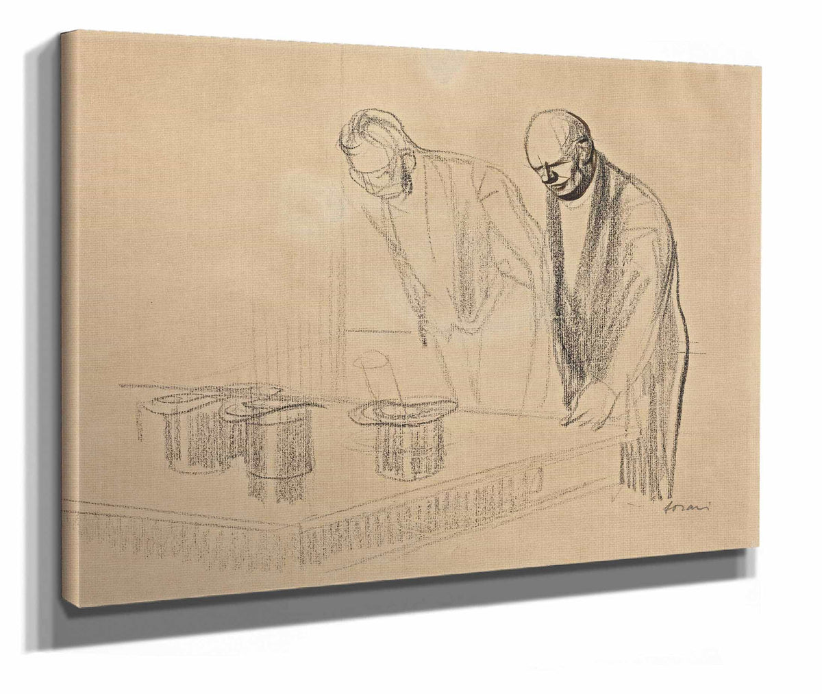 The Hats Of The Allies Recto by Jean Louis Forain