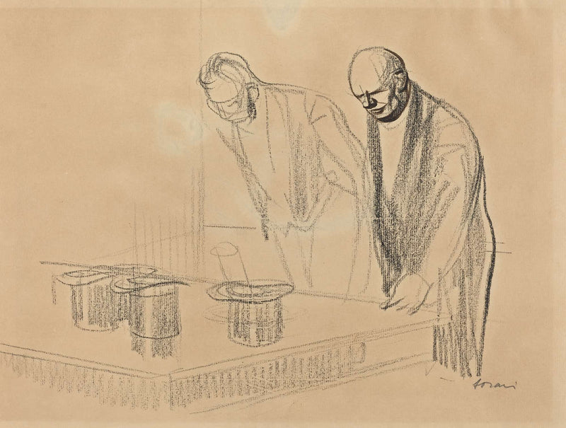 The Hats Of The Allies Recto by Jean Louis Forain