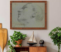 The Head Of A Man Turned To The Left by Guercino