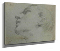 The Head Of A Man Turned To The Left by Guercino