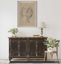 The Head Of A Woman Looking Up Judith   by Guido Reni