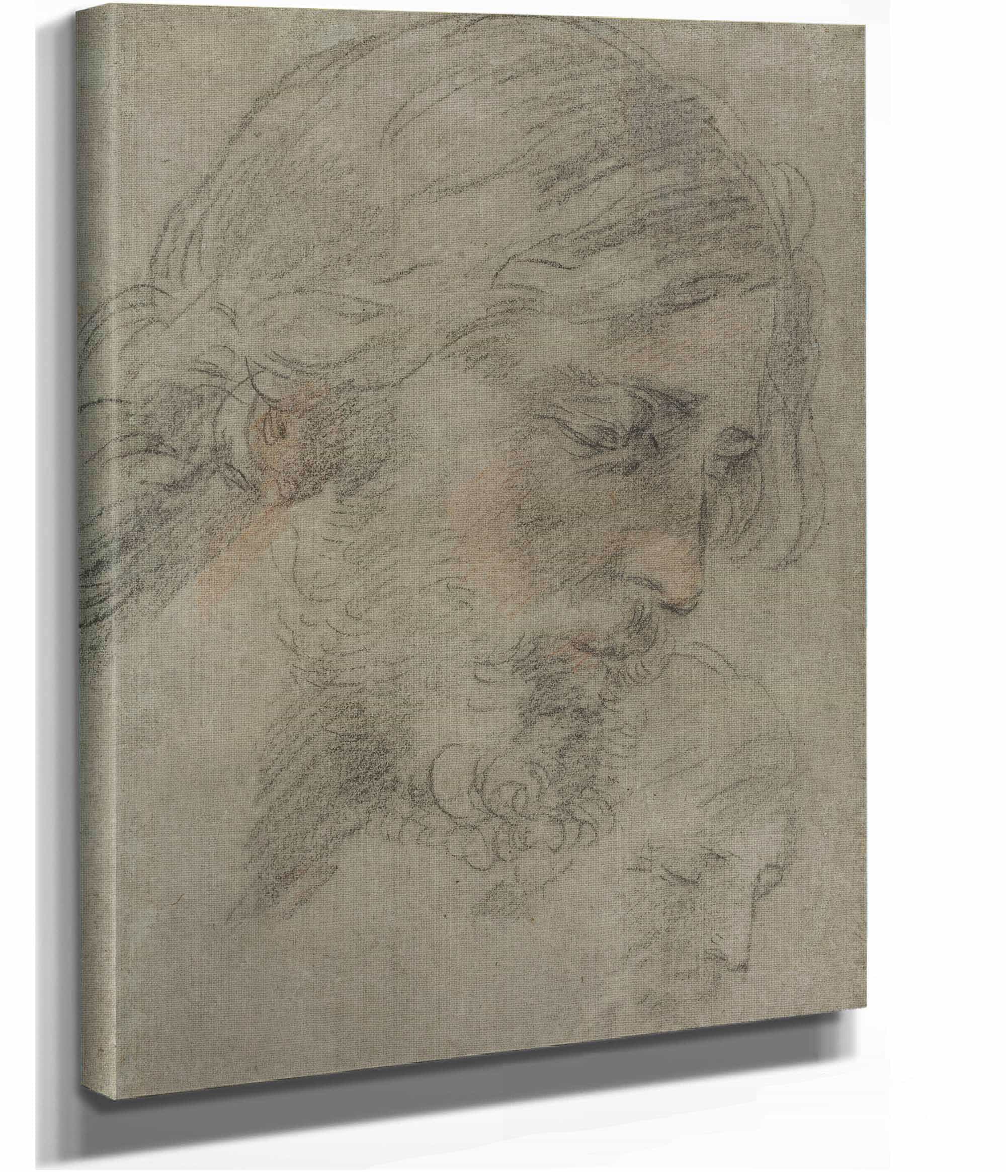 The Head Of Christ by Guido Reni