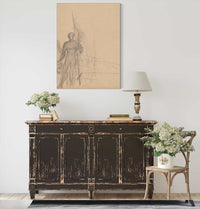 The Headhunter And His Family by Odilon Redon