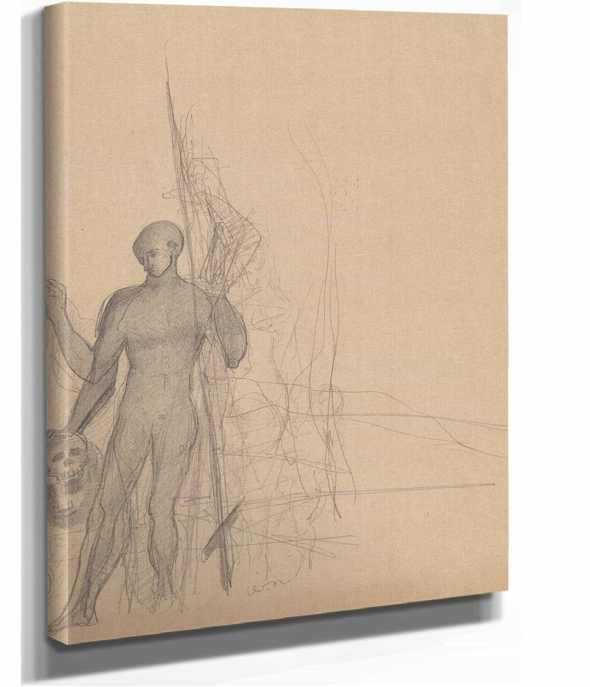 The Headhunter And His Family by Odilon Redon