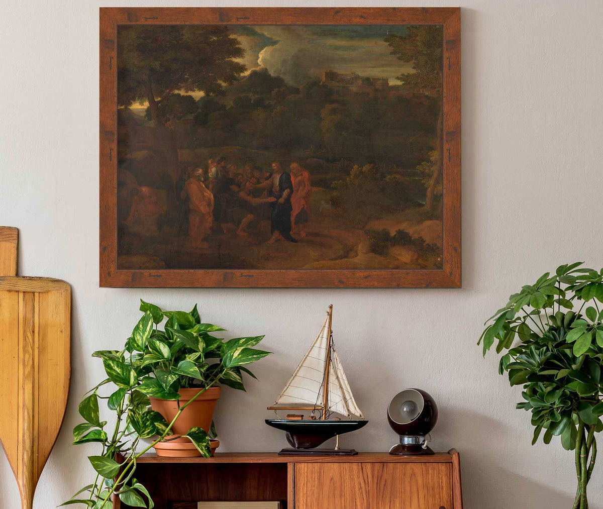 The Healing Of The Two Blind Men At Jericho by Nicolas Poussin