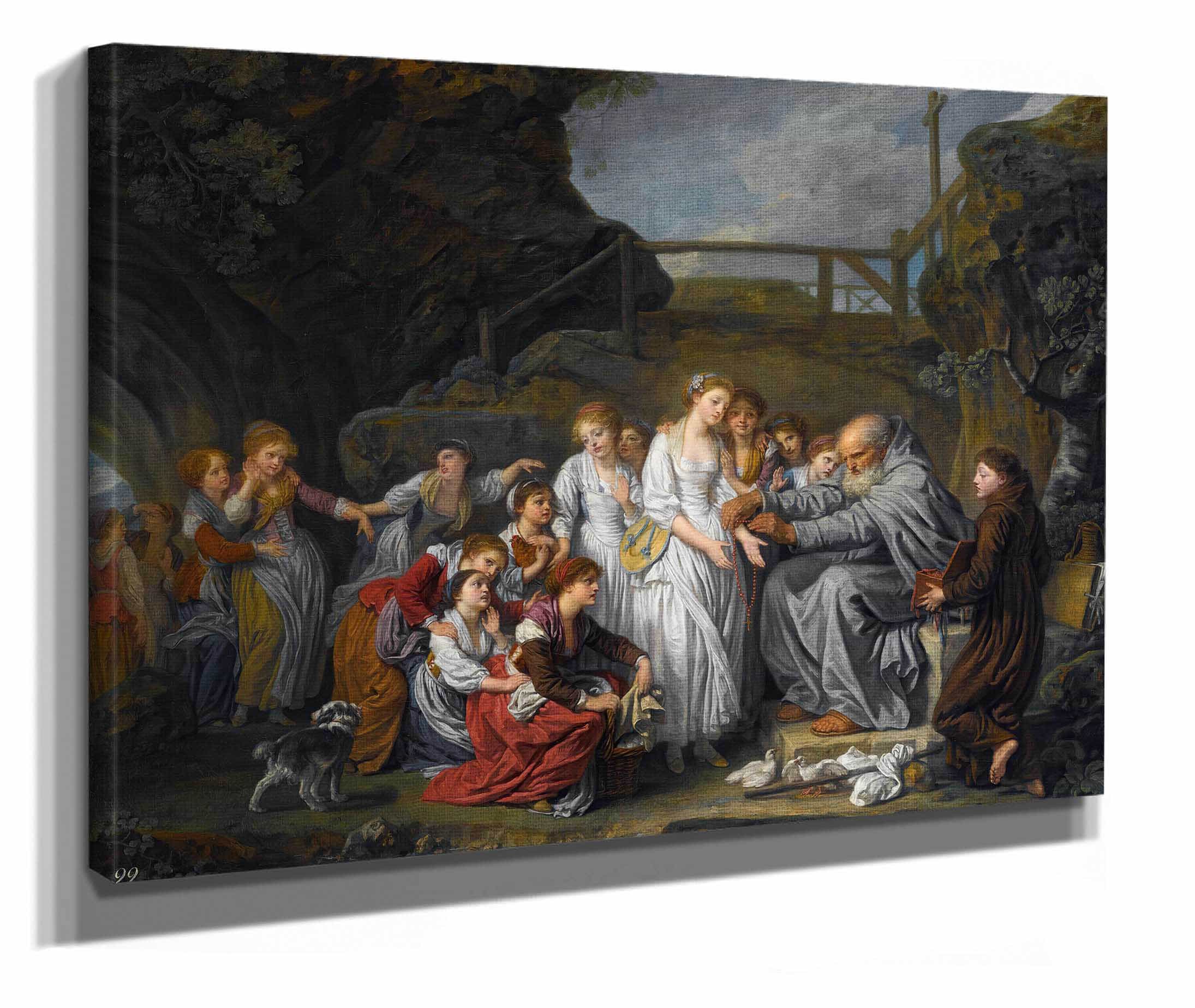 The Hermit by Jean Baptiste Greuze