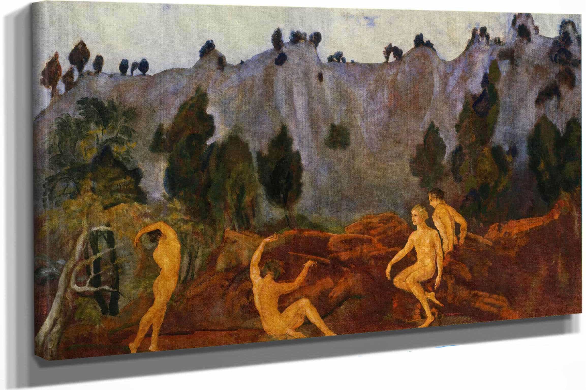 The Hesitation Of Orestes by Arthur Bowen Davies