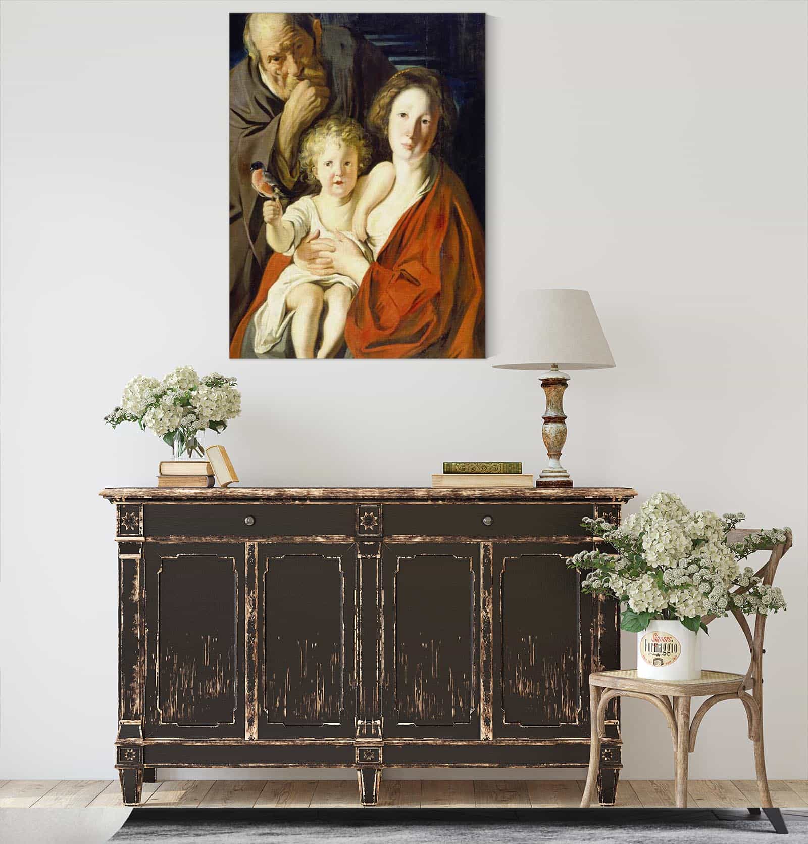 The Holy Family by Jacob Jordaens
