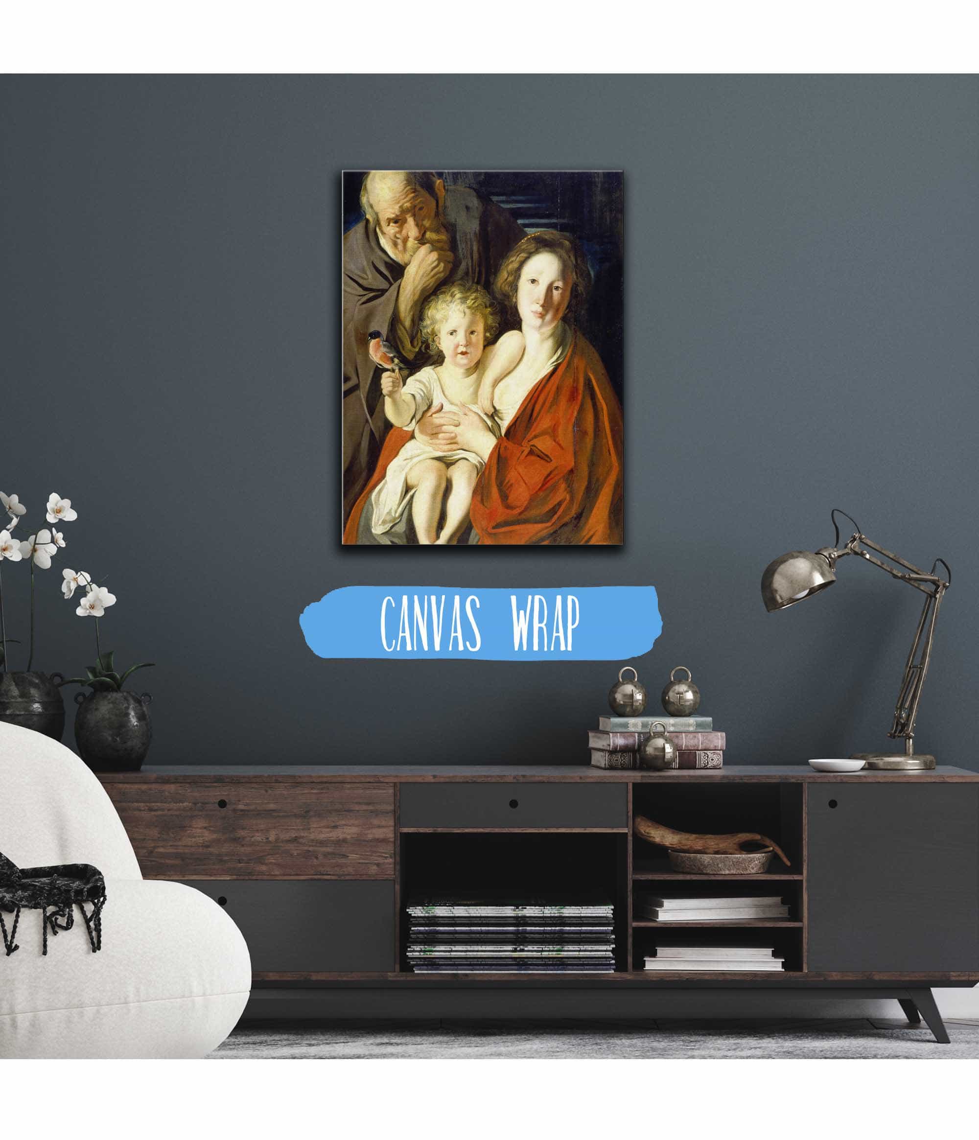 The Holy Family by Jacob Jordaens