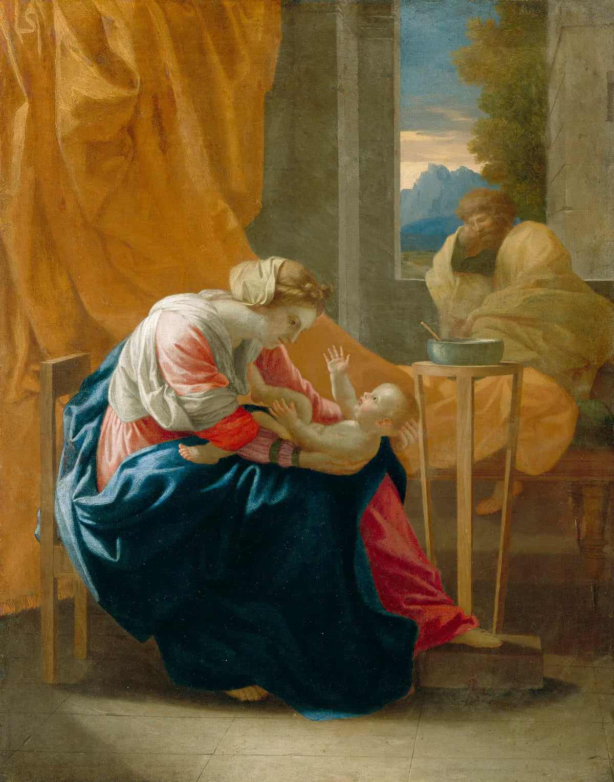 The Holy Family by Nicolas Poussin
