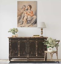 The Holy Family S by Guercino