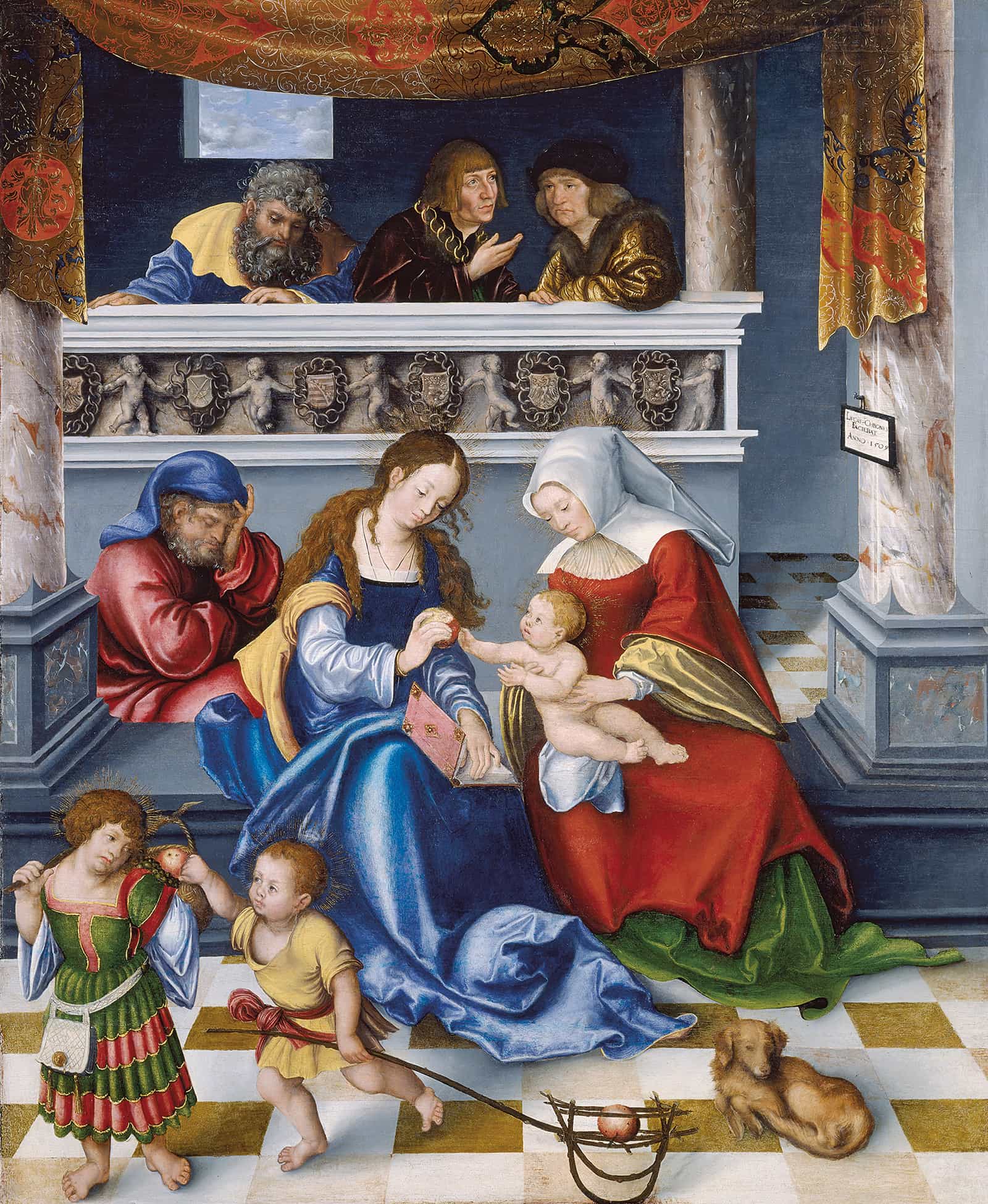 The Holy Kinship by Lucas Cranach The Elder
