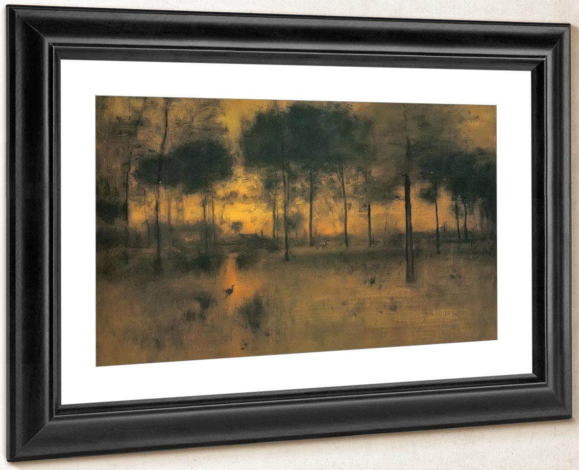 The Home Of The Heron By George Innes Print, Canvas Art, Framed Print ...