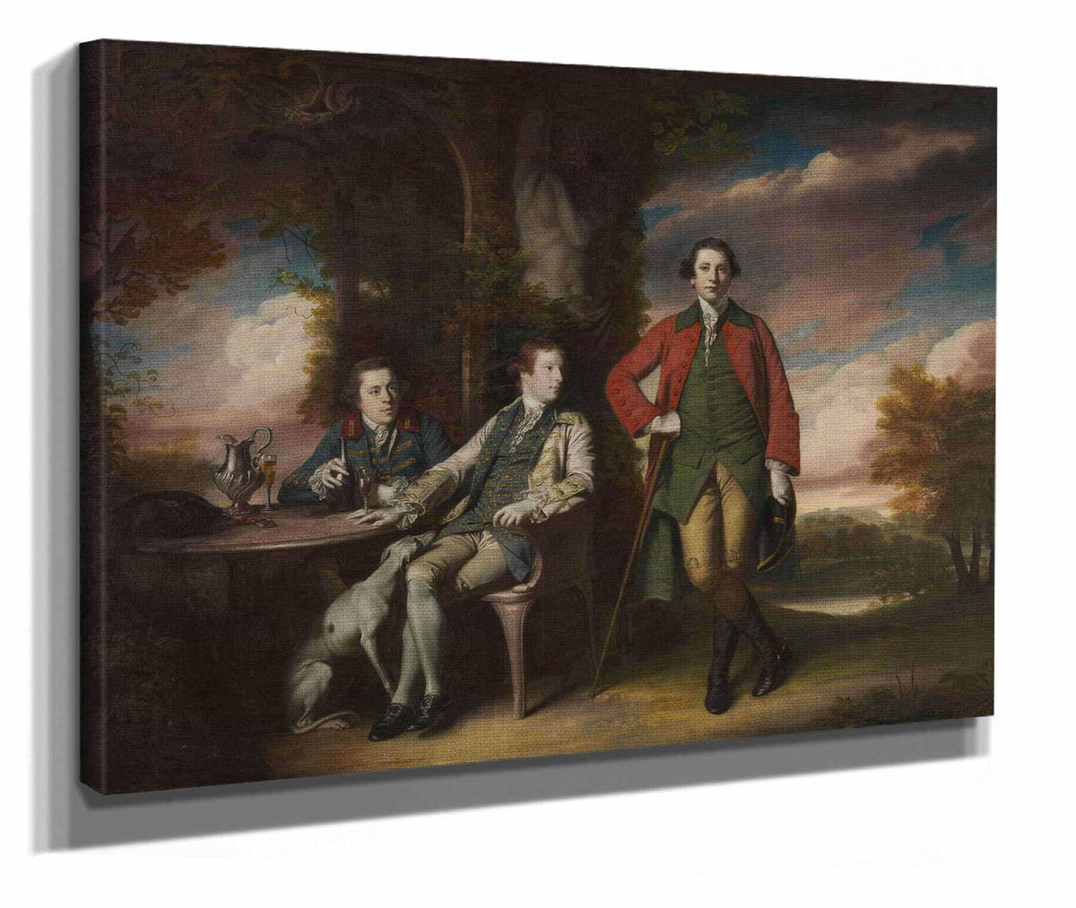 The Honorable Henry Fane   With Inigo Jones And Charles Blair  by Sir Joshua Reynolds
