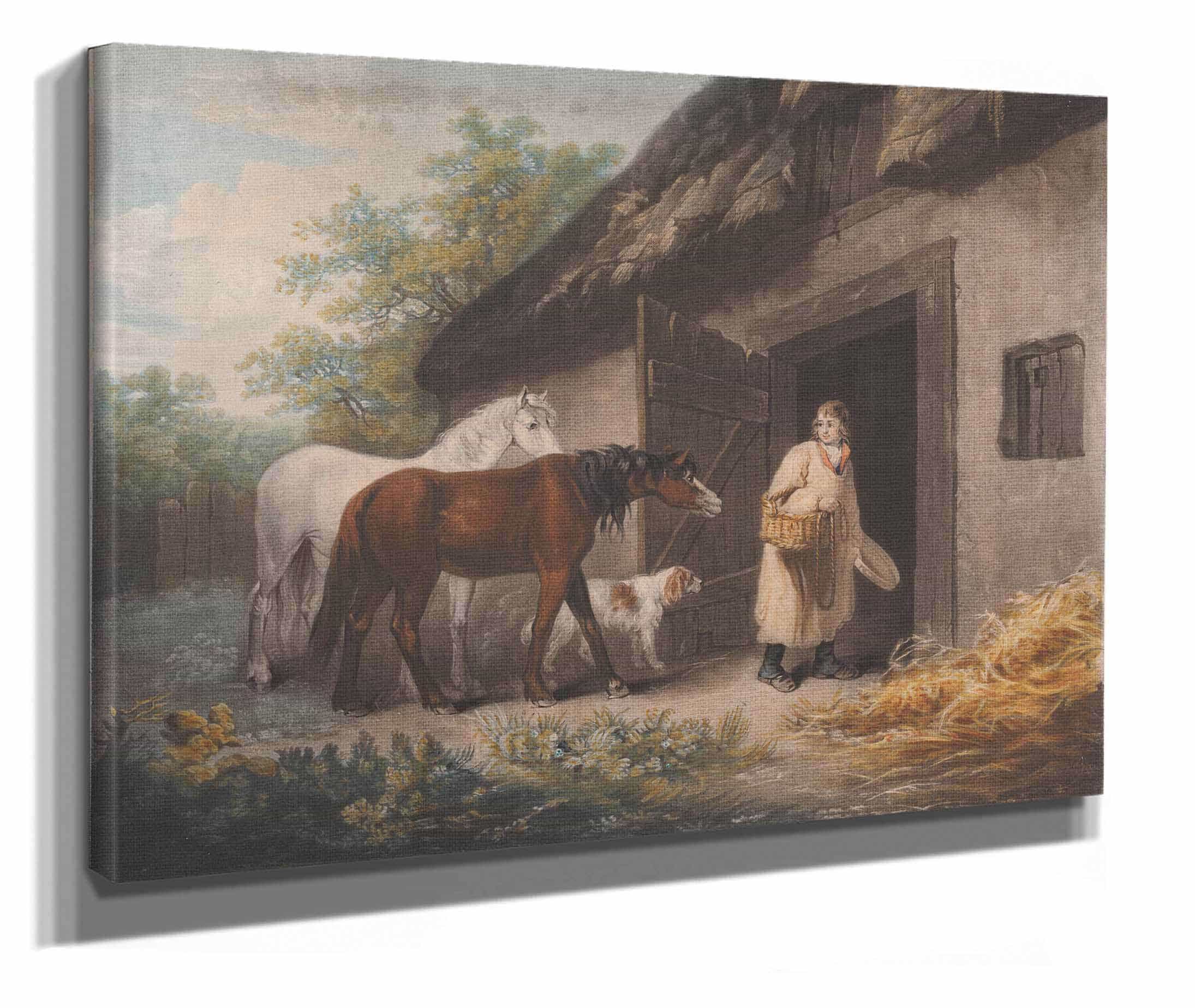 The Horse Feeder by George Morland