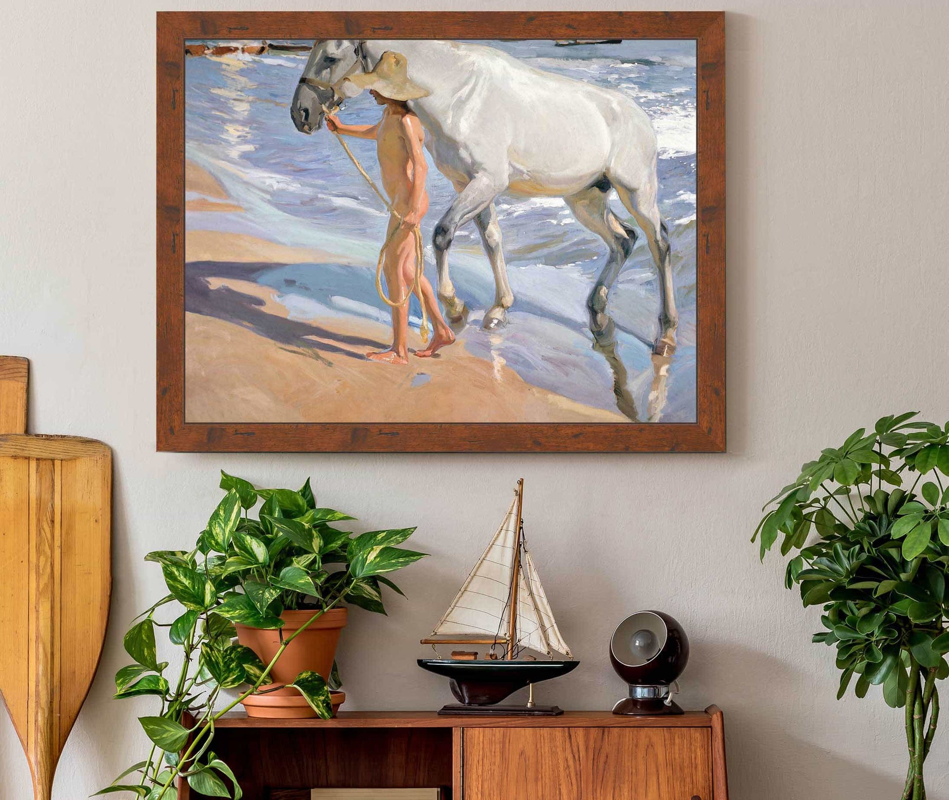 The Horses Bath by Joaquin Sorolla